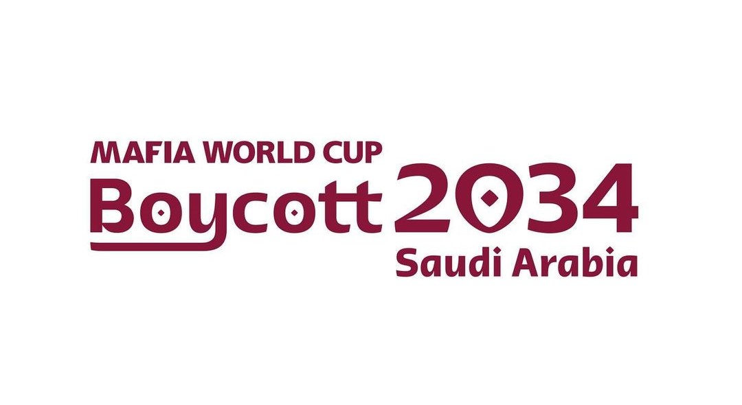 BOYCOTT SAUDI ARABIA 2034
